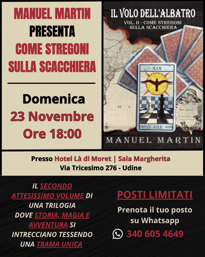 📚✨ 𝗠𝗔𝗡𝗨𝗘𝗟 𝗠𝗔𝗥𝗧𝗜𝗡 𝗣𝗥𝗘𝗦𝗘𝗡𝗧𝗔 “𝗜𝗟 𝗩𝗢𝗟𝗢 𝗗𝗘𝗟𝗟’𝗔𝗟𝗕𝗔𝗧𝗥𝗢 - 𝗖𝗢𝗠𝗘 𝗦𝗧𝗥𝗘𝗚𝗢𝗡𝗜 𝗦𝗨𝗟𝗟𝗔 𝗦𝗖𝗔𝗖𝗖𝗛𝗜𝗘𝗥𝗔” ✨📚